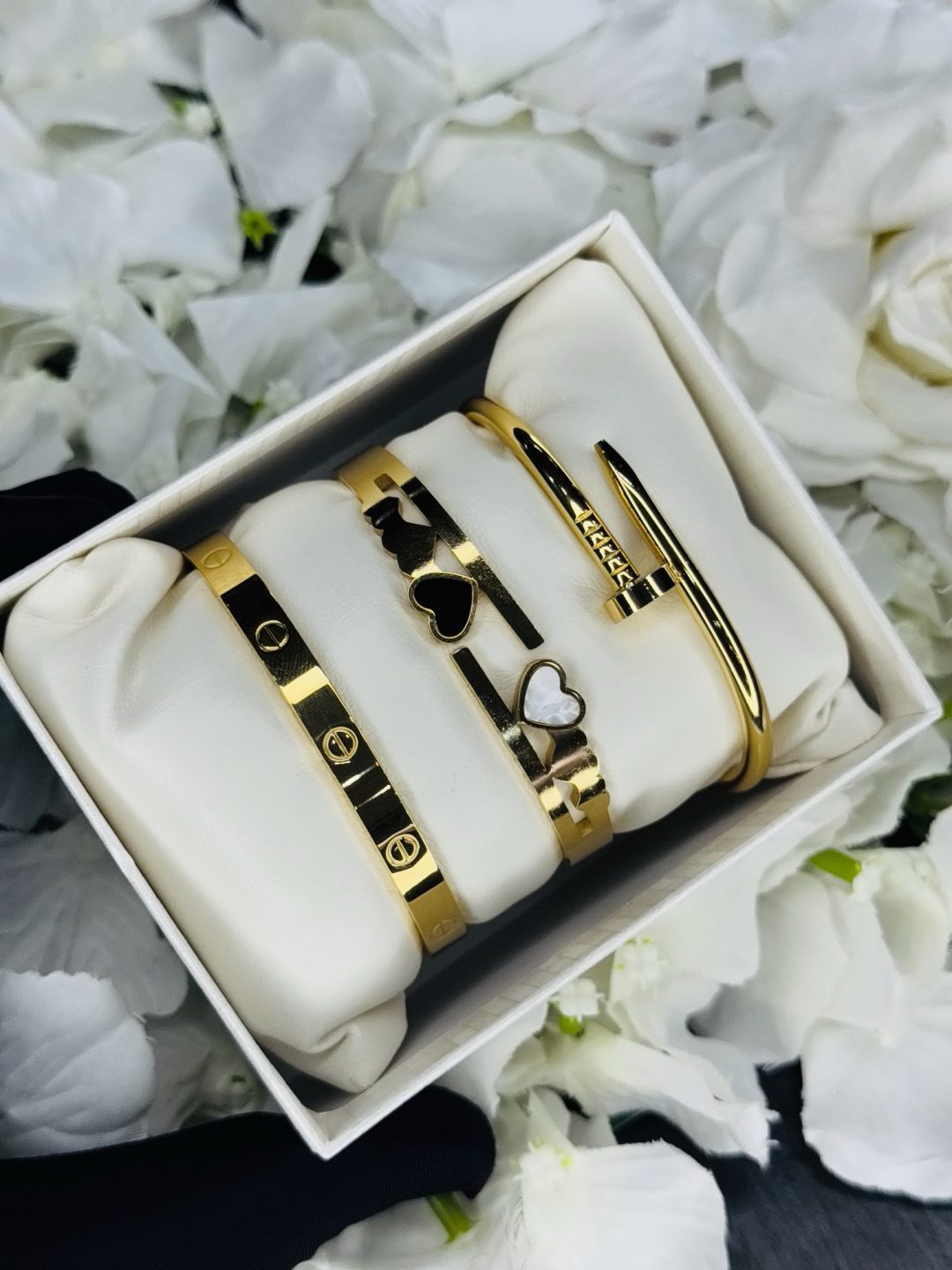 Triple titanium steel bracelet 017 - Image 3