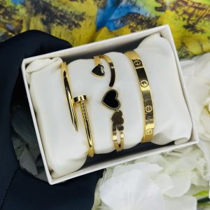 Triple titanium steel bra combo 007