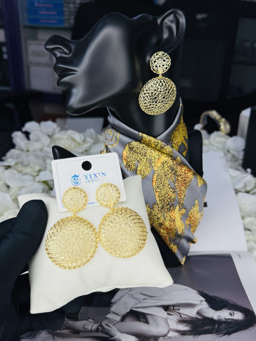 MD LUXURY TWINE BASKET EARRINGS - Image 3