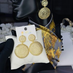 MD LUXURY TWINE BASKET EARRINGS