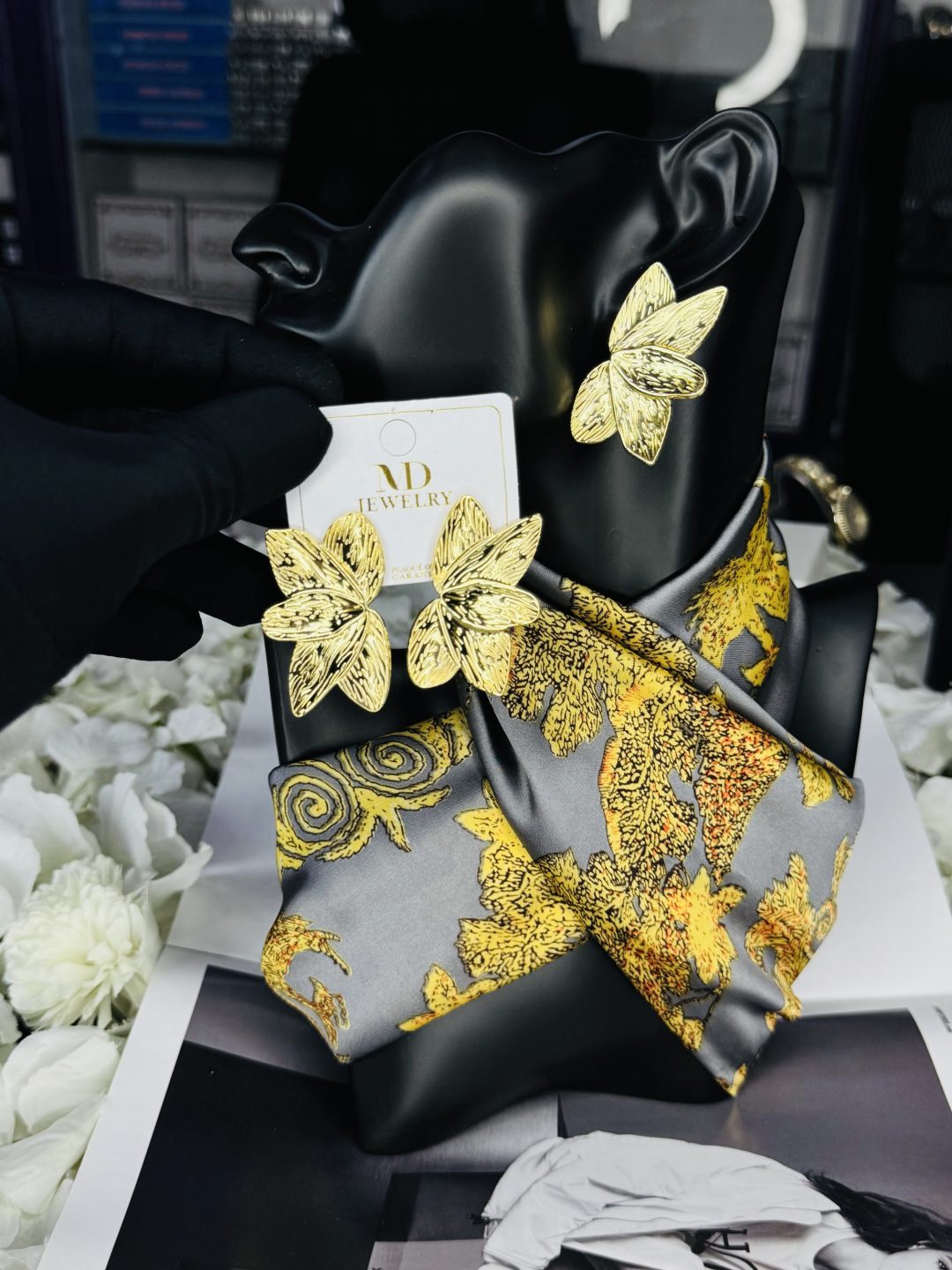MD BUTTERFLY WINGS LUXURY EARRINGS