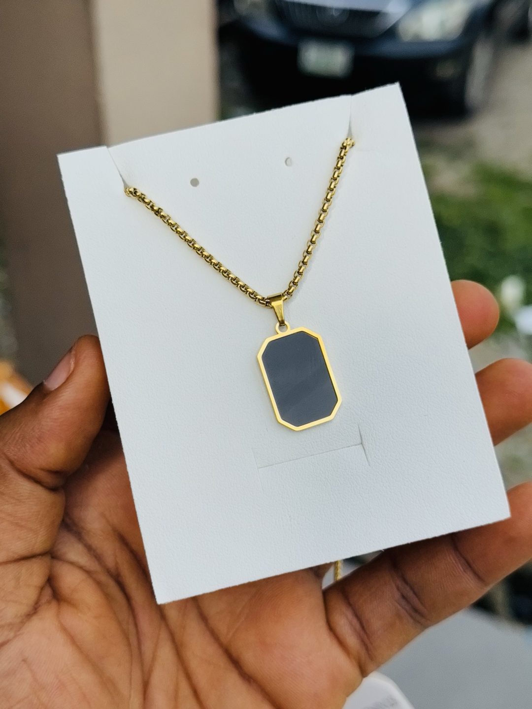 Male stainless steel necklace 003