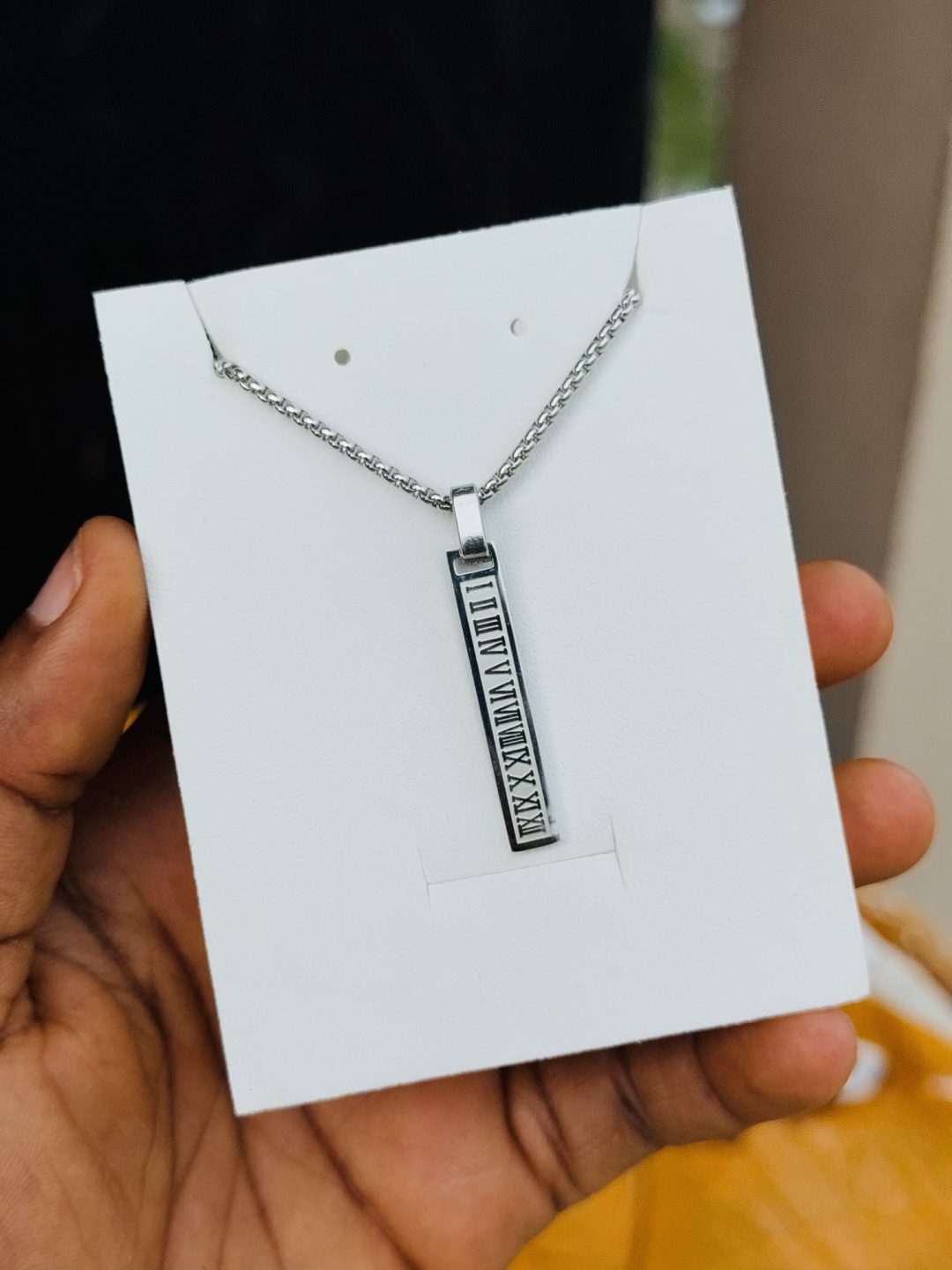 Male stainless steel necklace 005 - Image 3