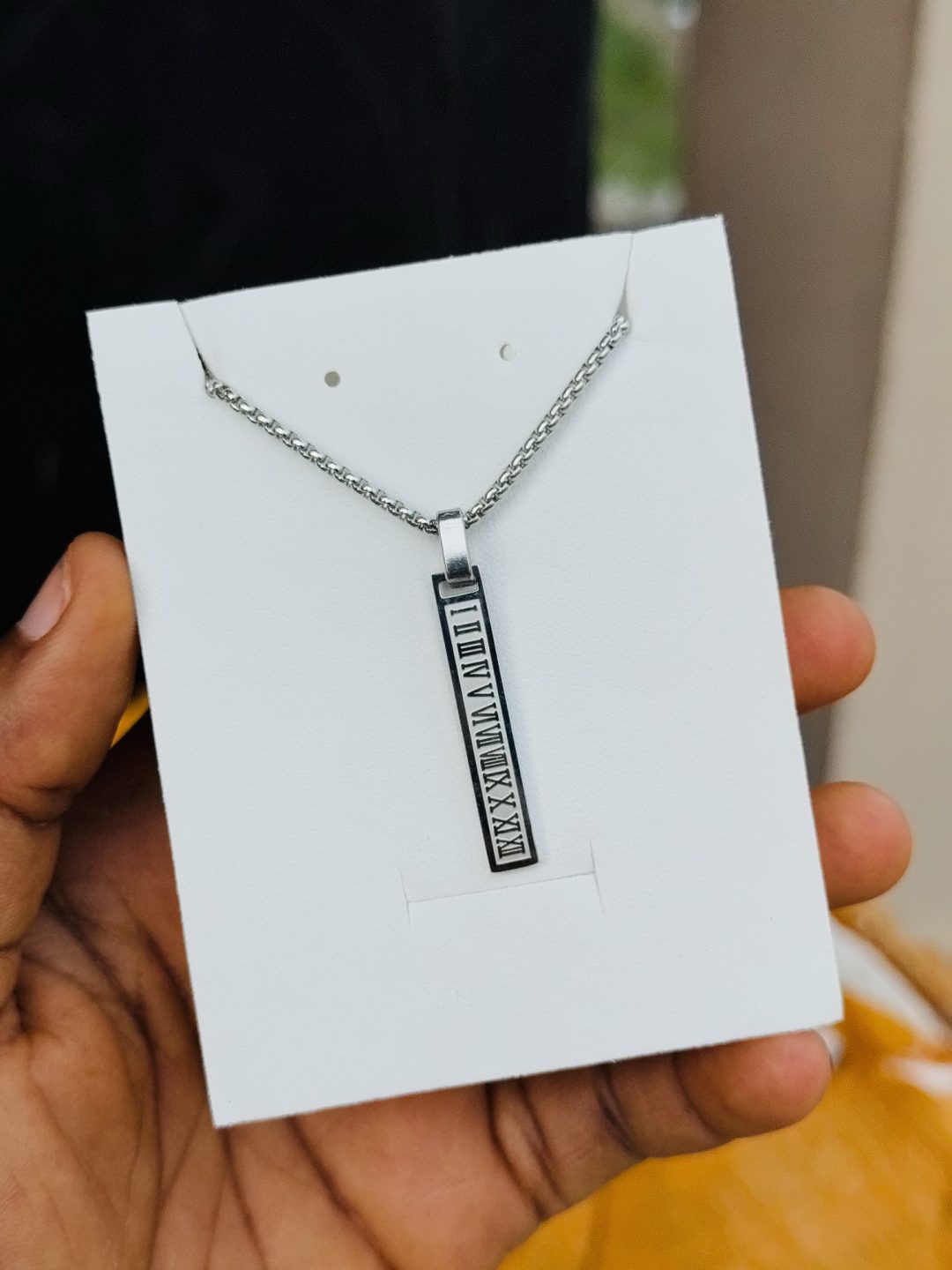 Male stainless steel necklace 005 - Image 2