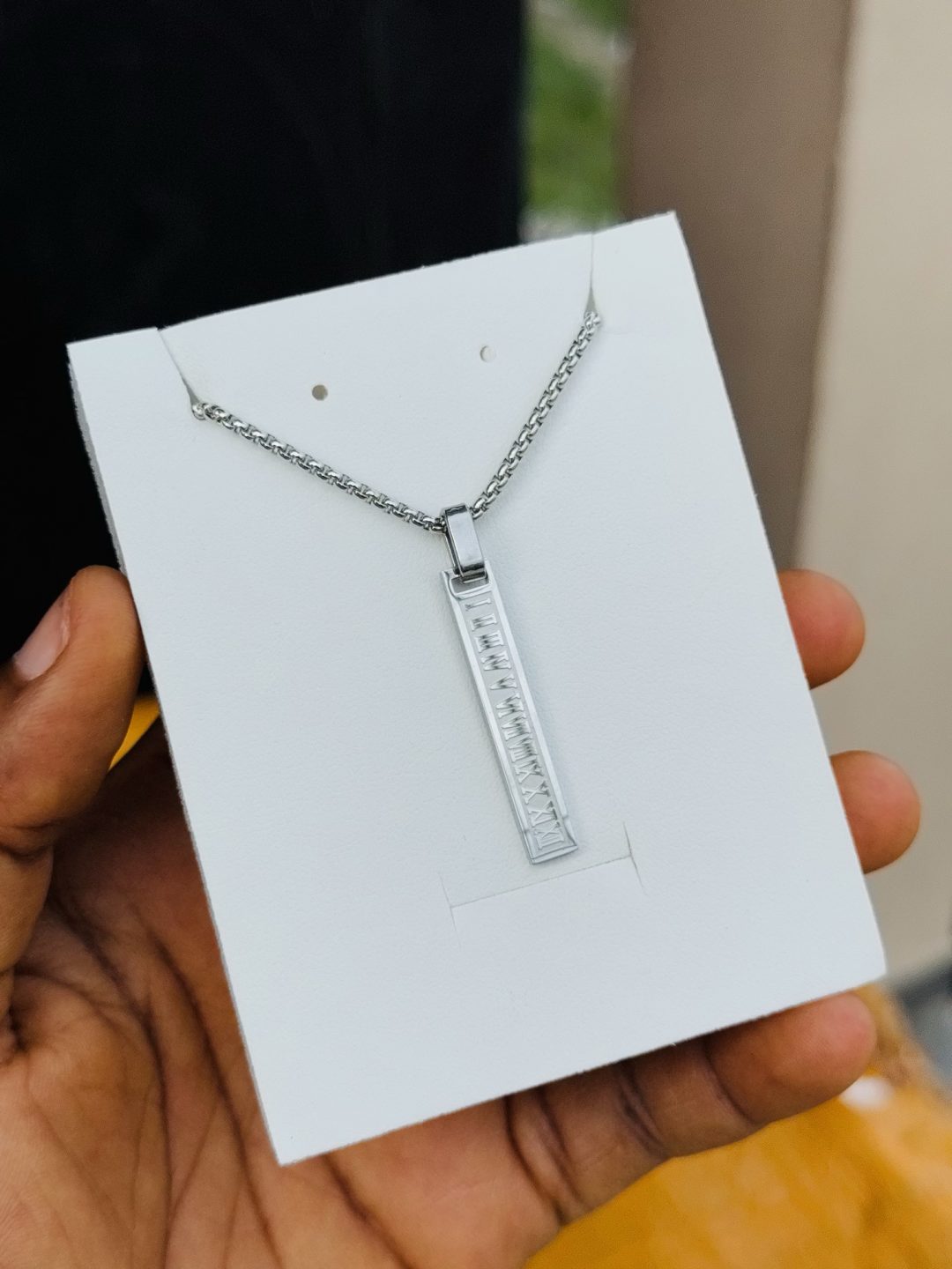 Male stainless steel necklace 005