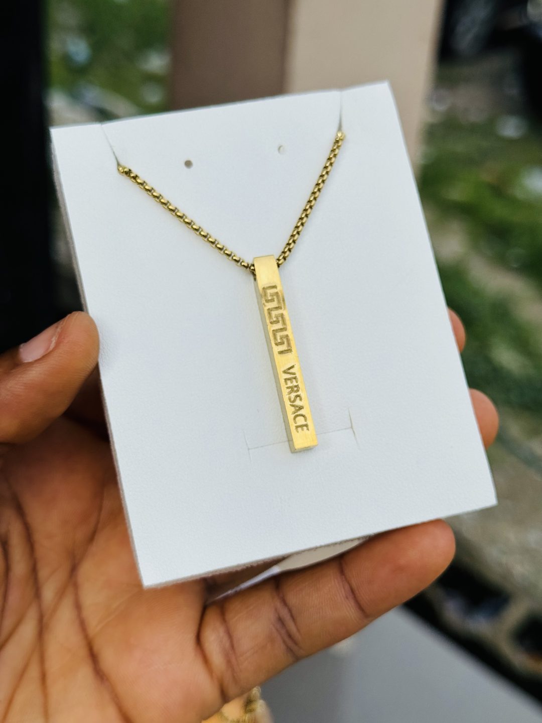 Male stainless steel necklace 008 - Image 4