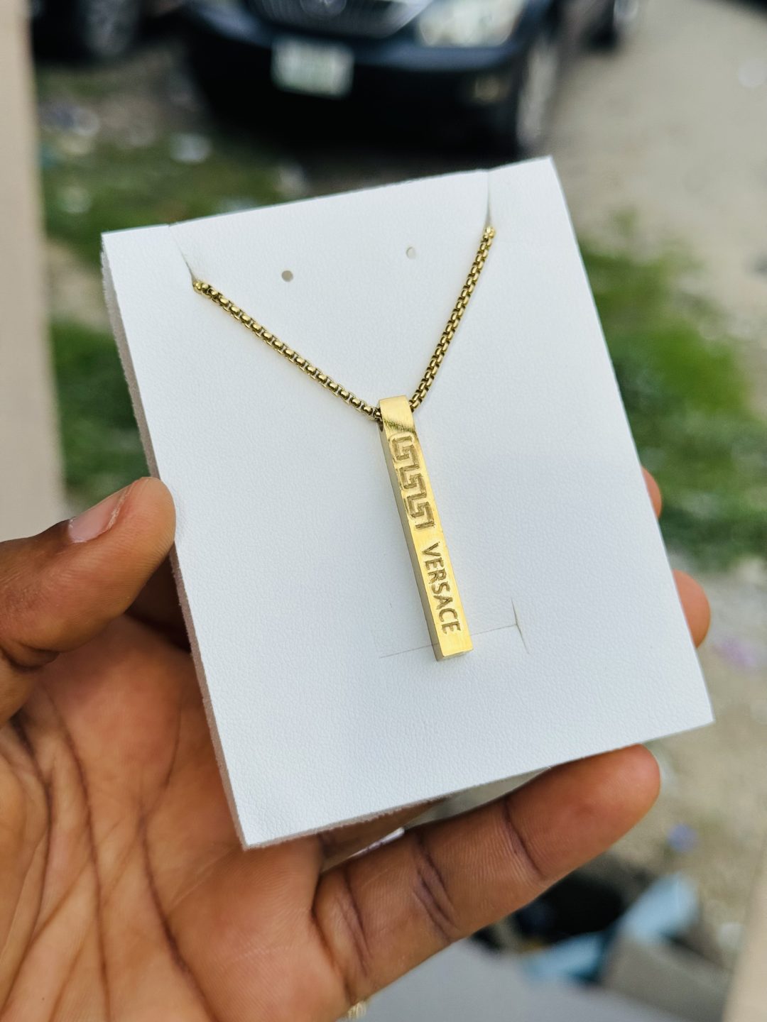 Male stainless steel necklace 008 - Image 3