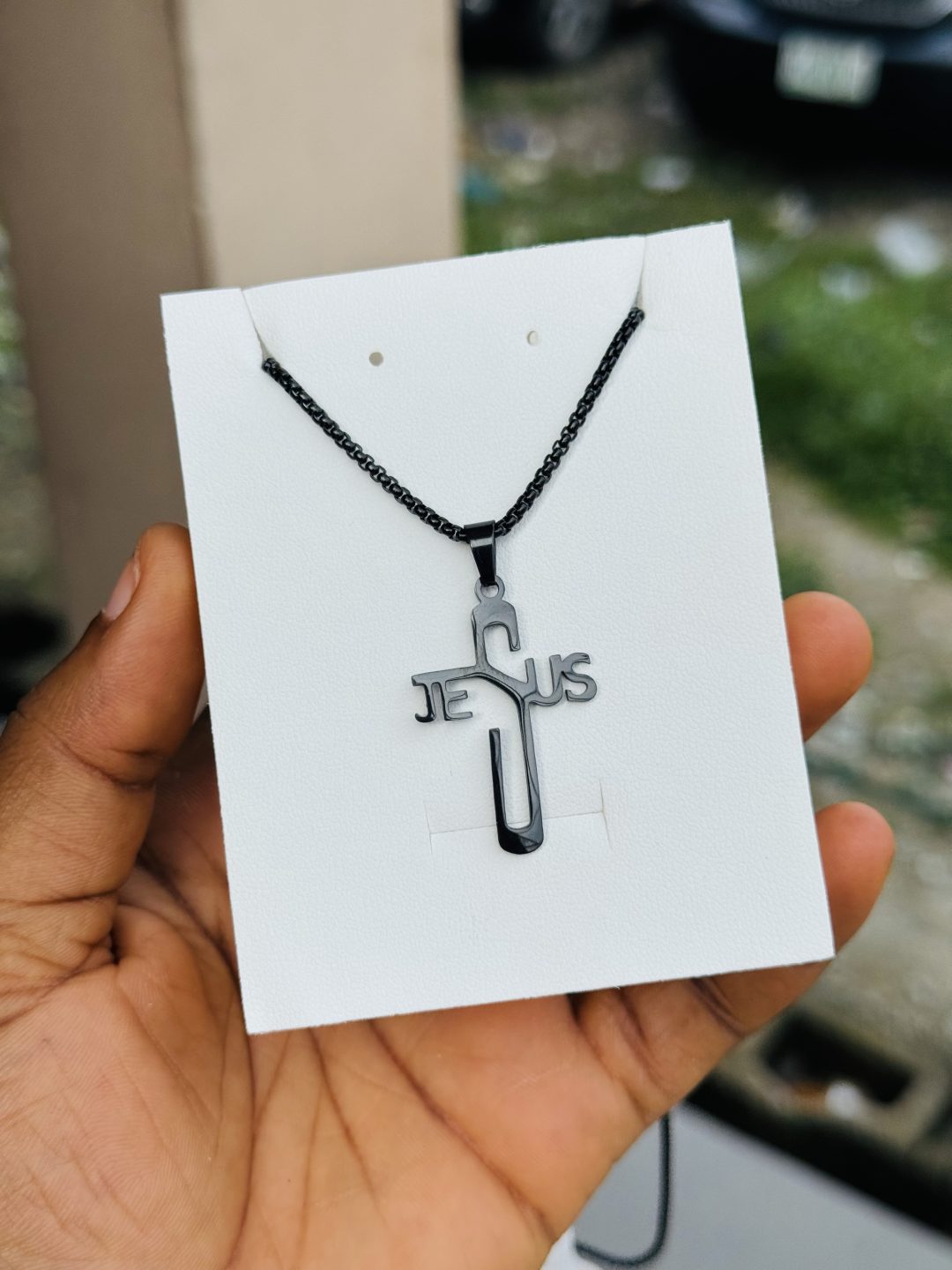 Male stainless steel necklace 009 - Image 3
