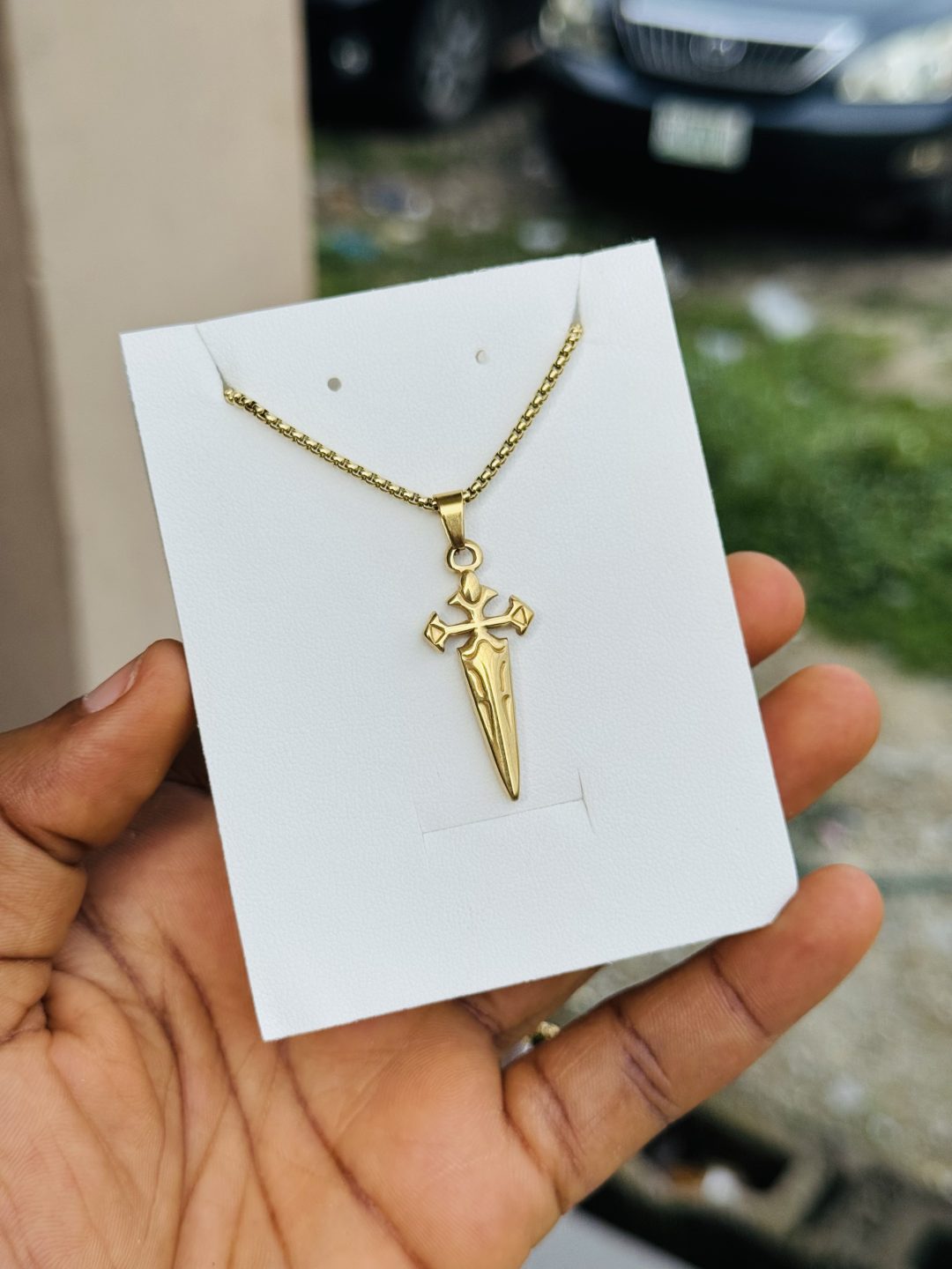 Male stainless steel necklace 010 - Image 3