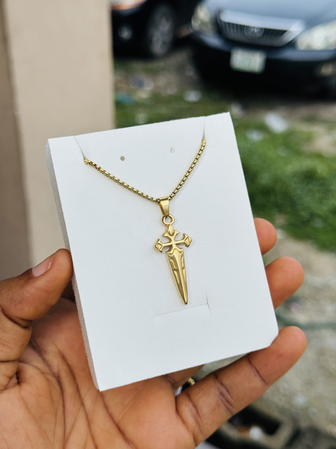 Male stainless steel necklace 010 - Image 2