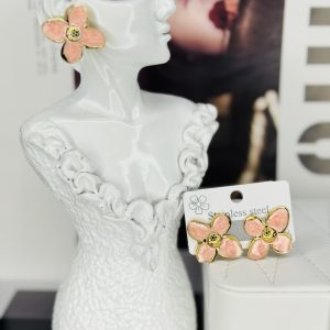 Helen ceramic pink earrings 009