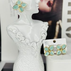 Helen ceramic green earrings 008