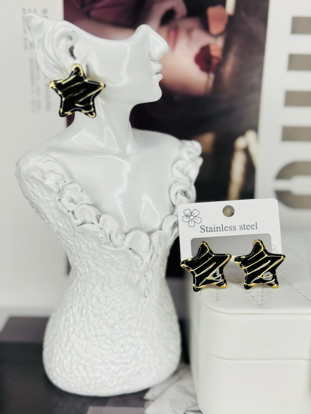 Helen ceramic star earrings 003