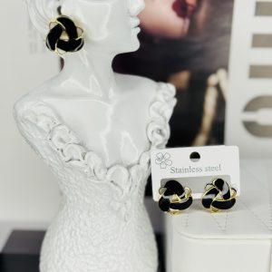 Helen ceramic black earrings 002
