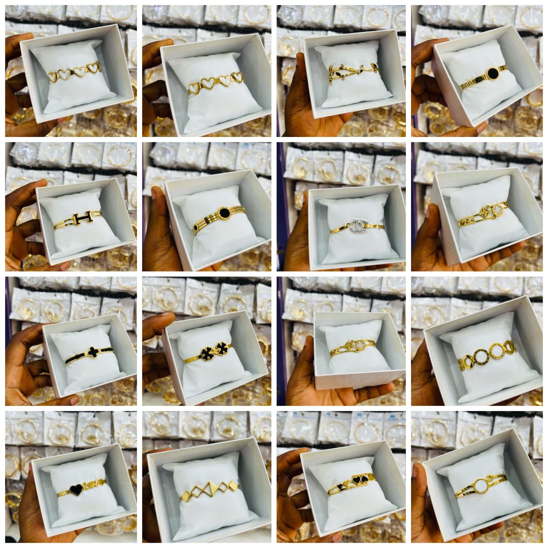 Stainless steel bracelet collection 2  (A dozen 12pcs)
