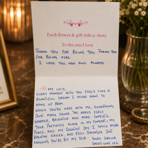 Customized Hand written note