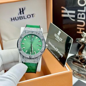 Hublo luxury leather watch with plastic box 003