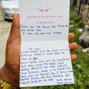 Customized Hand written note