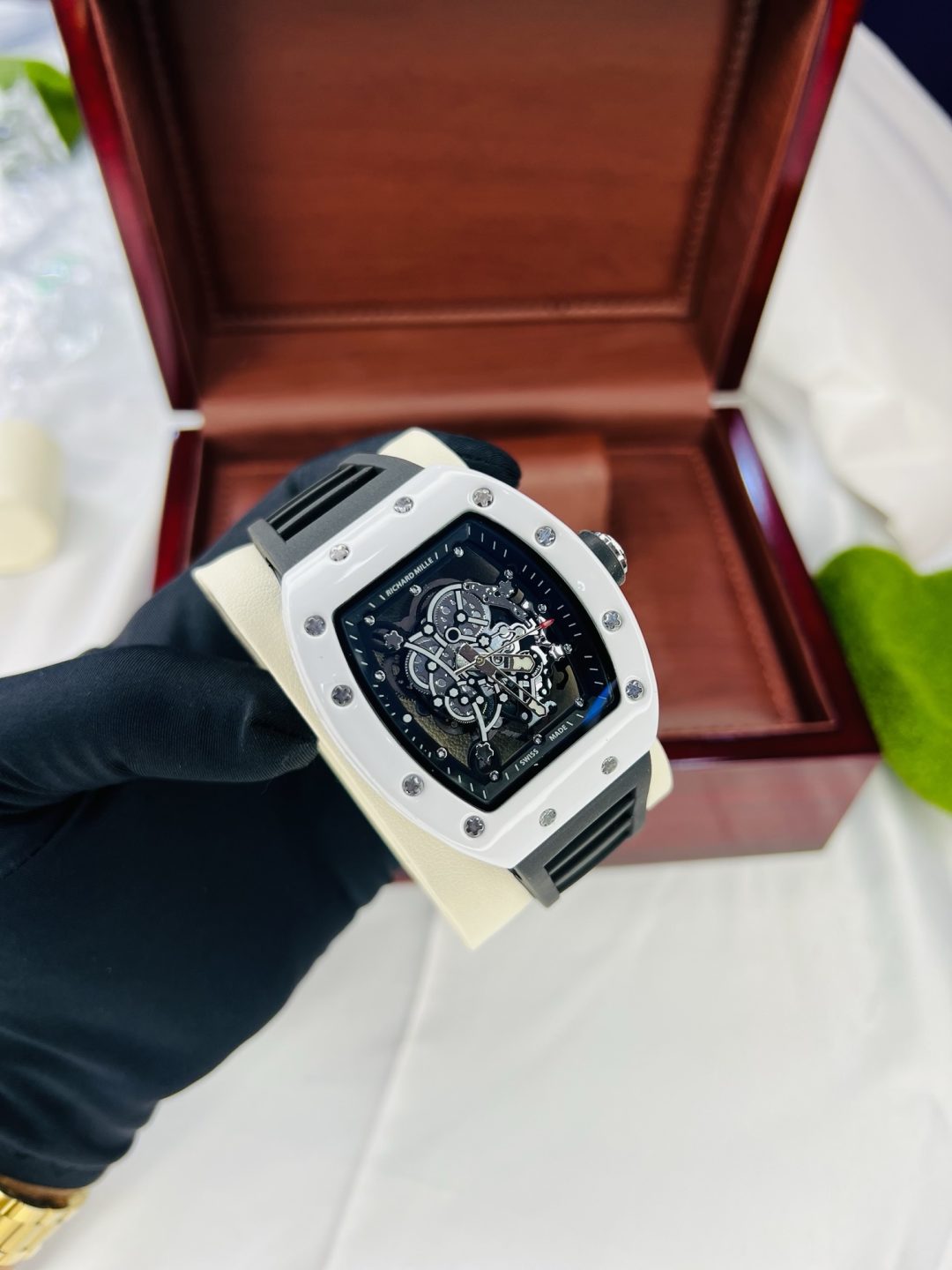 Black strap Richard Mille with Formica box!