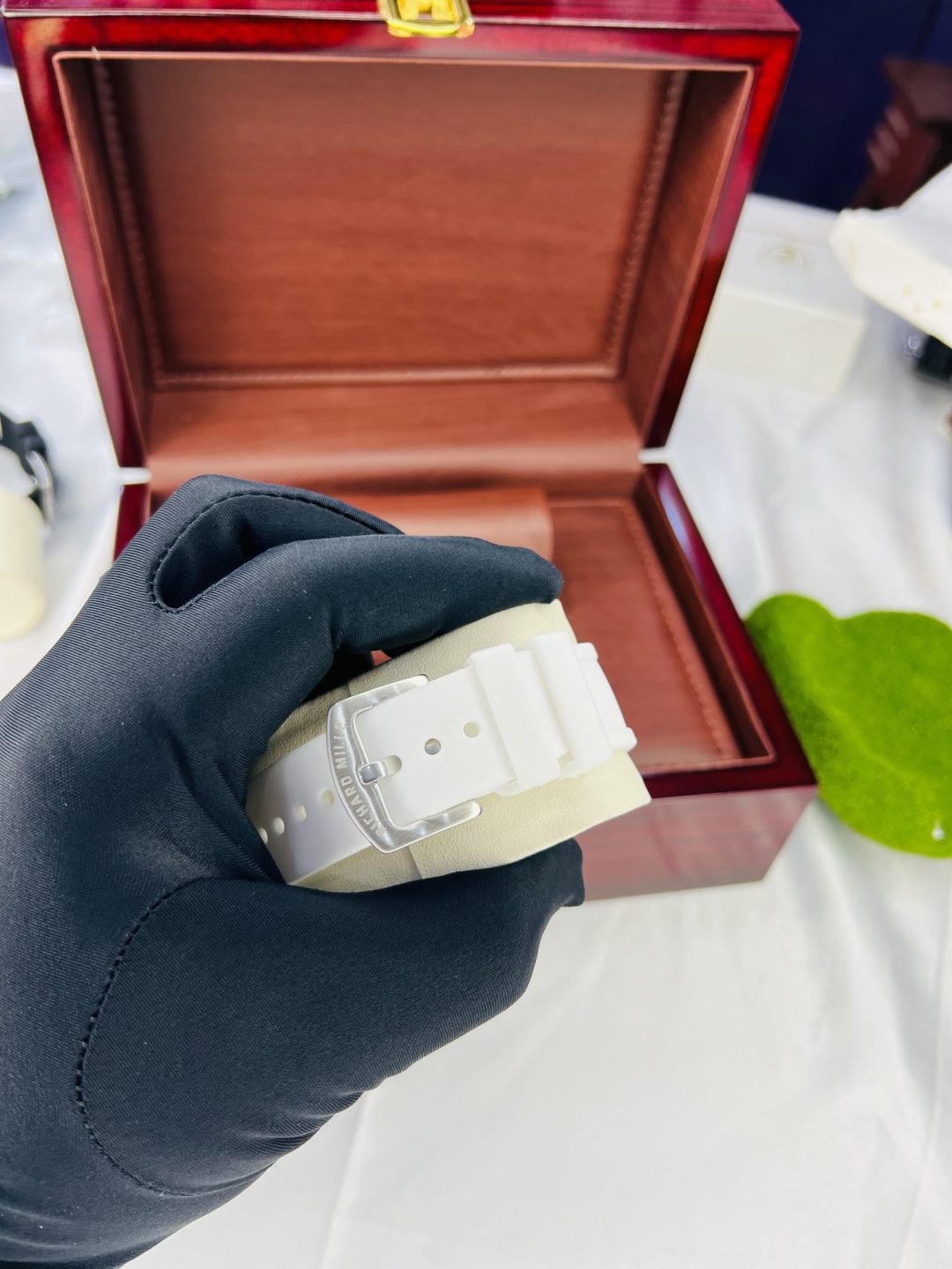 White strap Richard Mille with Formica box! - Image 3