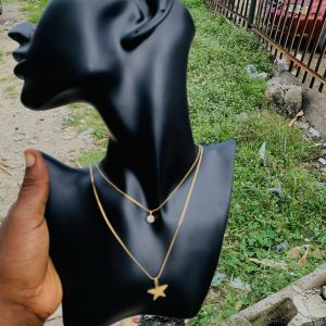 Two steps fashion necklace 012