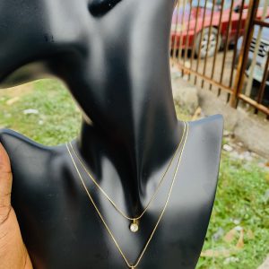Two steps fashion necklace 010