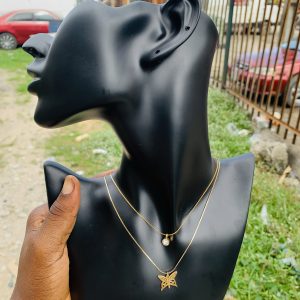 Two steps fashion necklace 008