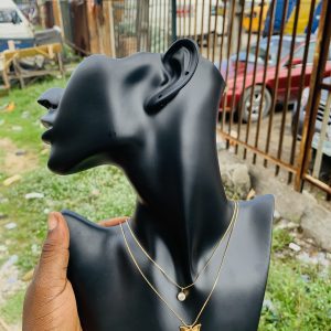 Two steps fashion necklace 005