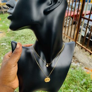Two steps fashion necklace 003
