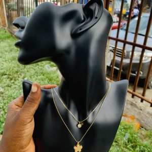 Two steps fashion necklace 002