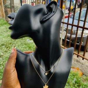 Two steps fashion necklace 002