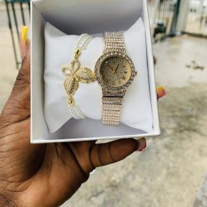 Rolex gold set with plastic box