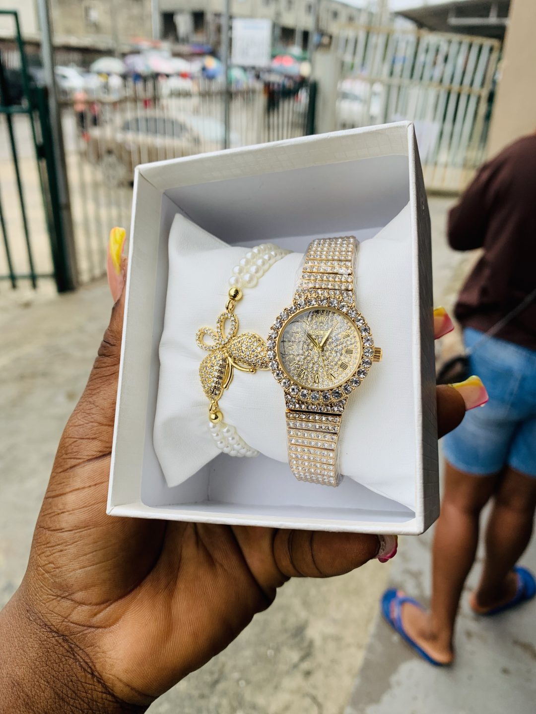 Rolex gold set with plastic box - Image 2