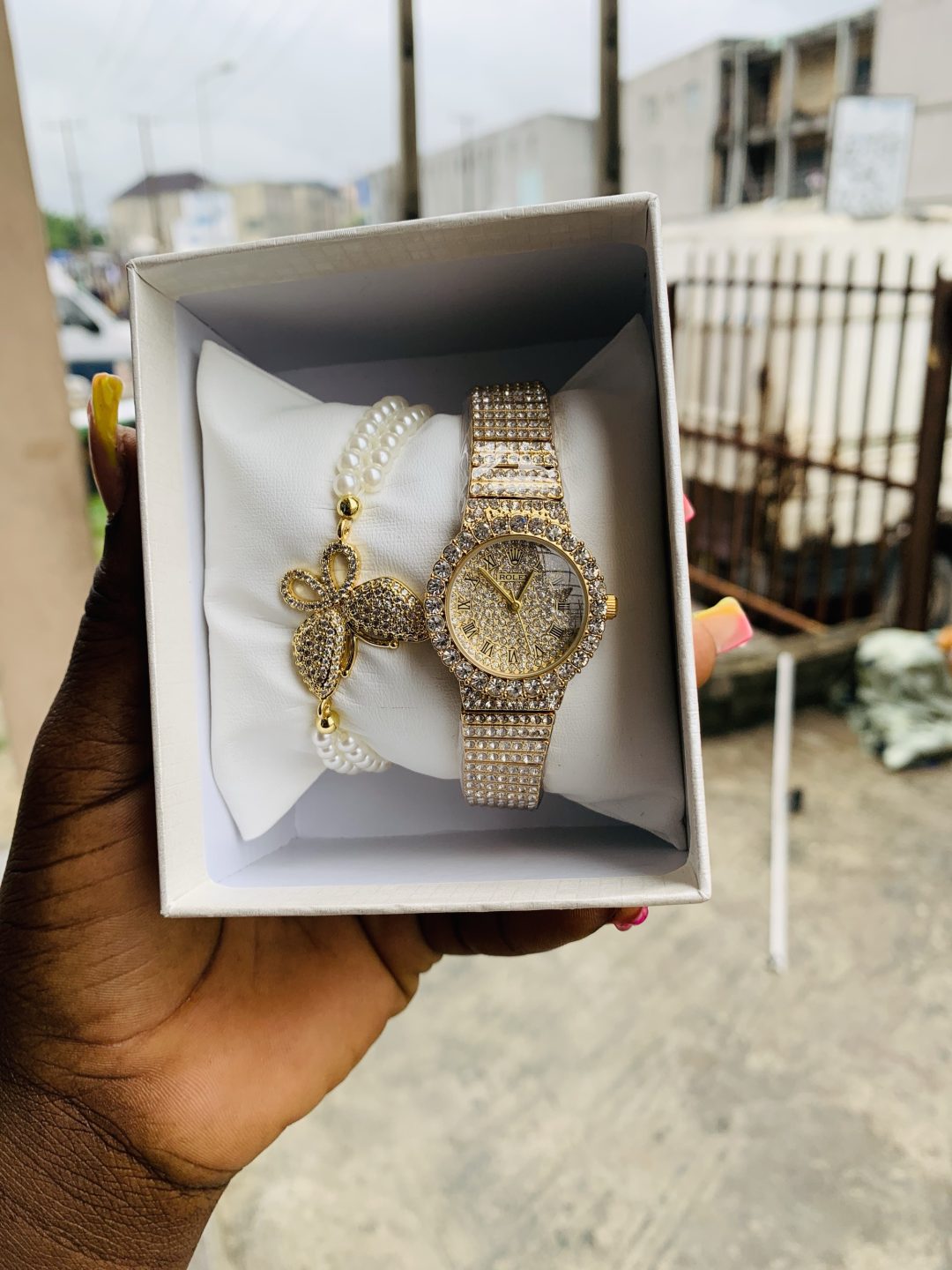 Rolex gold set with plastic box - Image 4