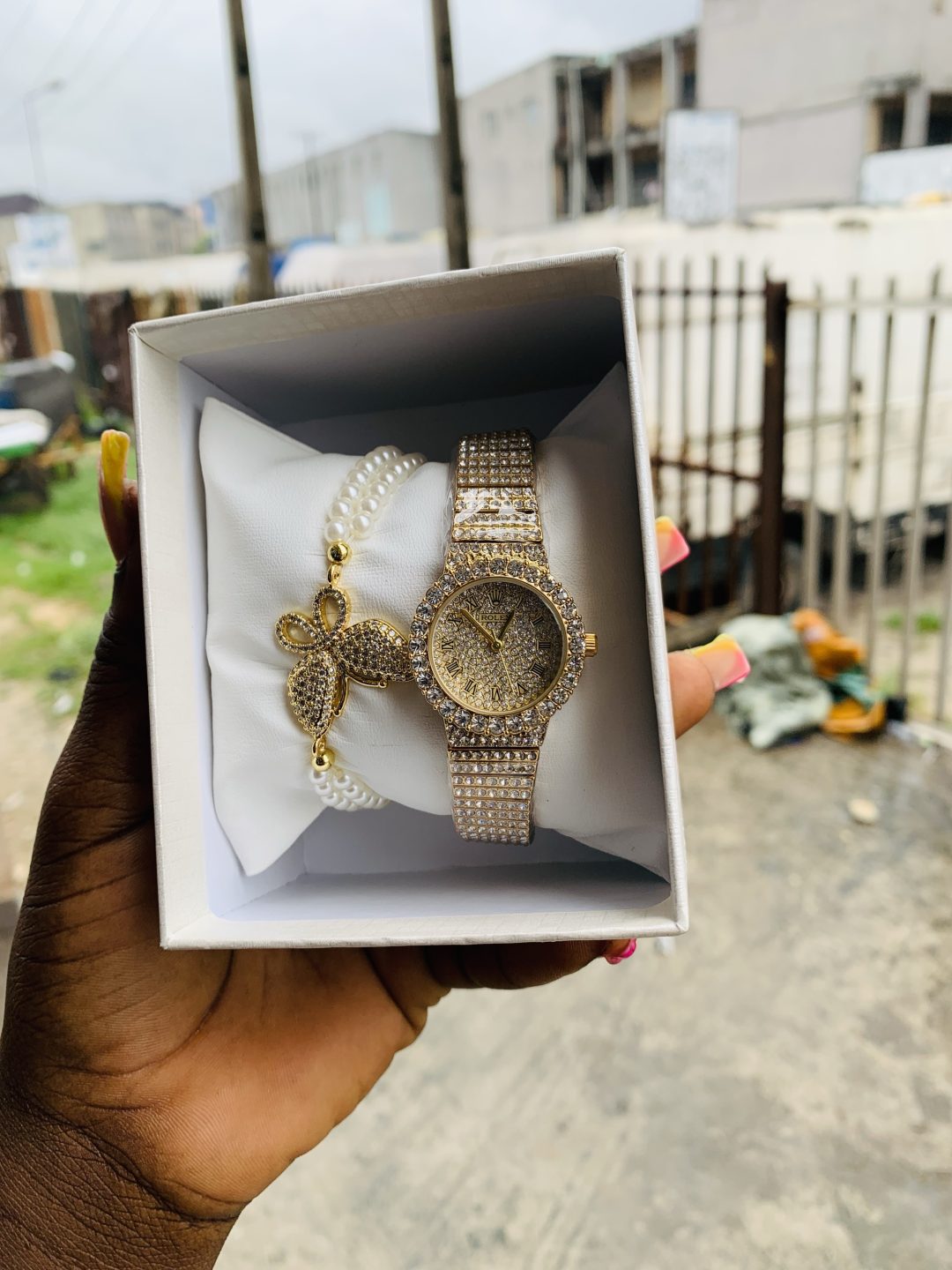 Rolex gold set with plastic box - Image 5