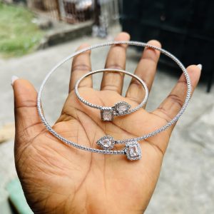Pandora style pure zirconia set
