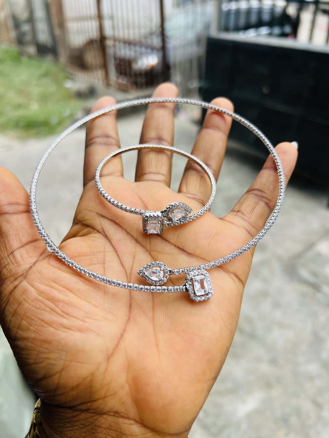 Pandora style pure zirconia set