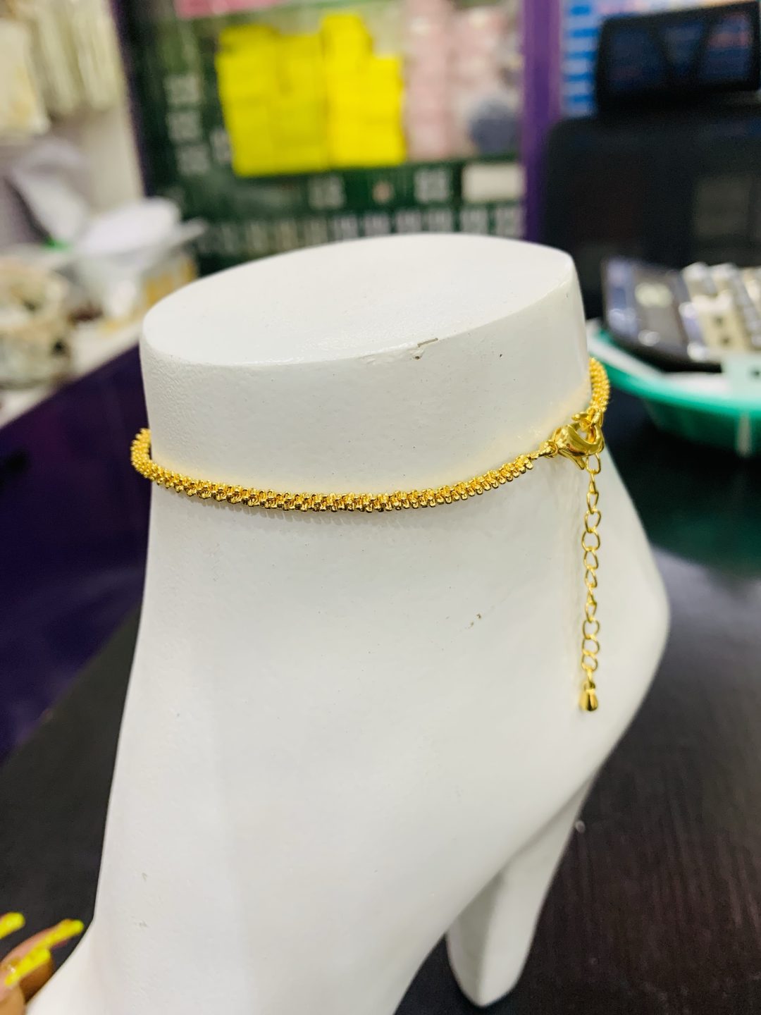 Sugar gold anklet
