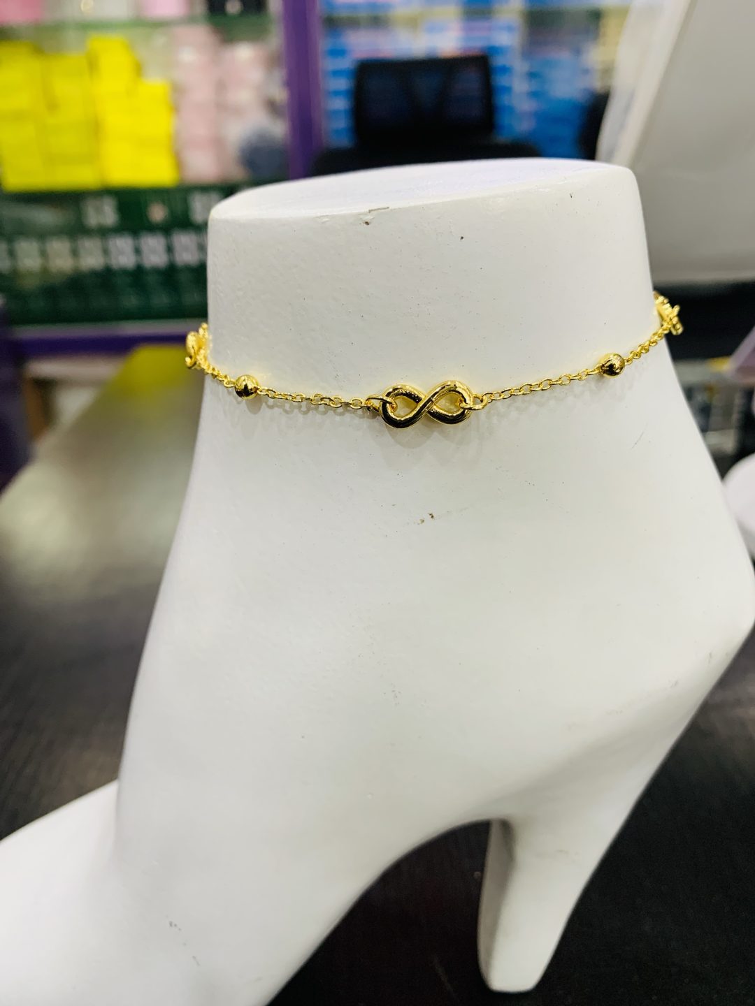 Infinity gold anklet - Image 4