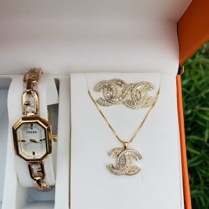 Fossil gold set with paper box