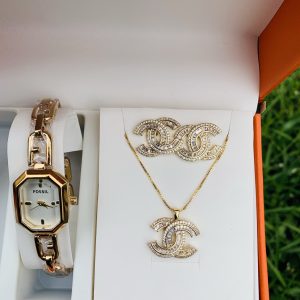 Fossil gold set with paper box