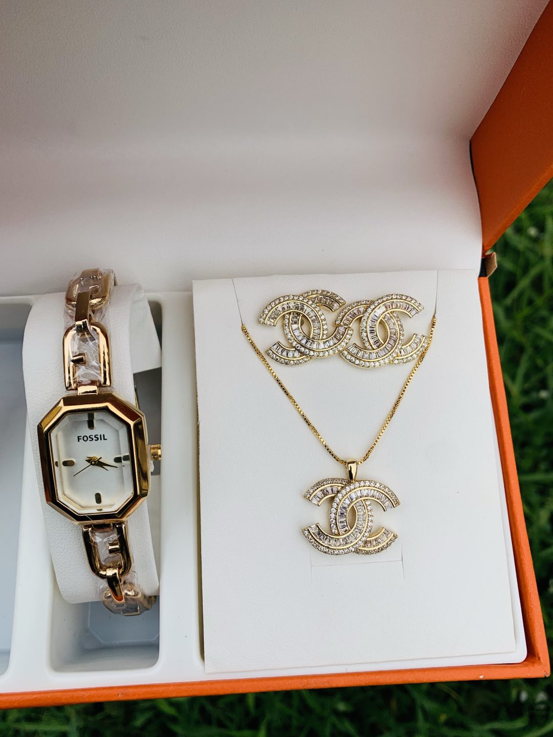 Fossil gold set with paper box - Image 3