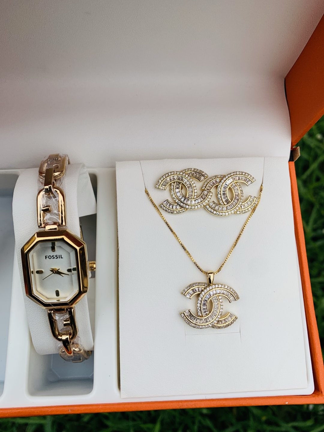 Fossil gold set with paper box - Image 4