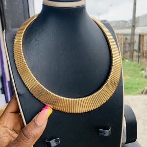 Spring cord necklace 003