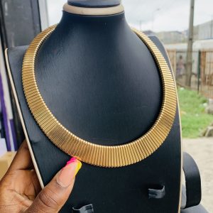 Spring cord necklace 003