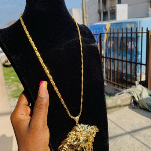 Versace gold necklace