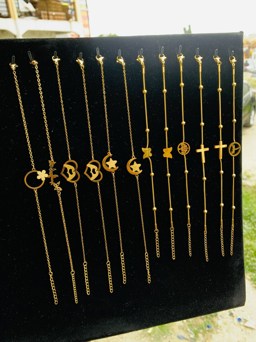A dozen of mixed gold steel bracelet - Image 3