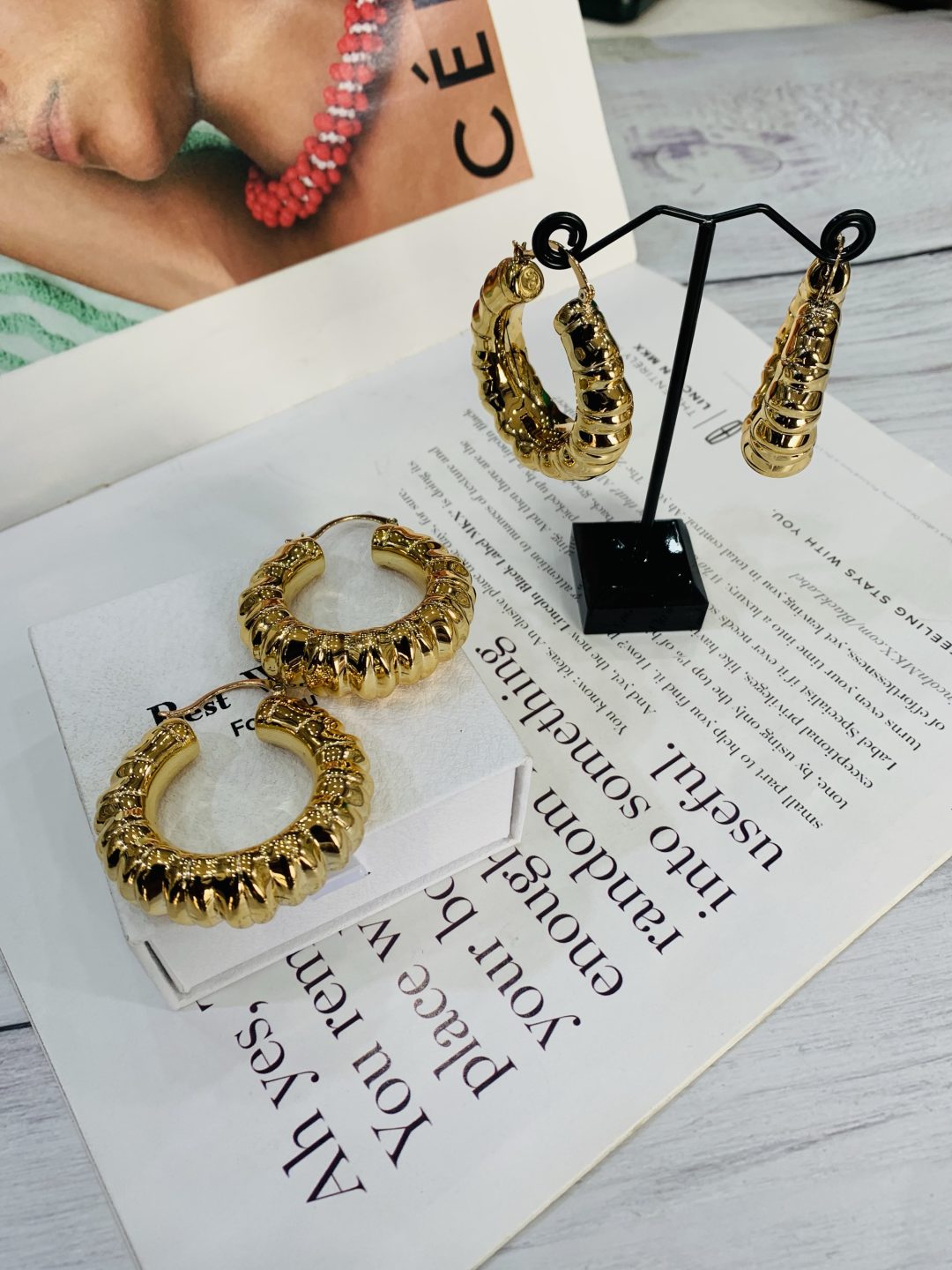Xuping hoop earring 005