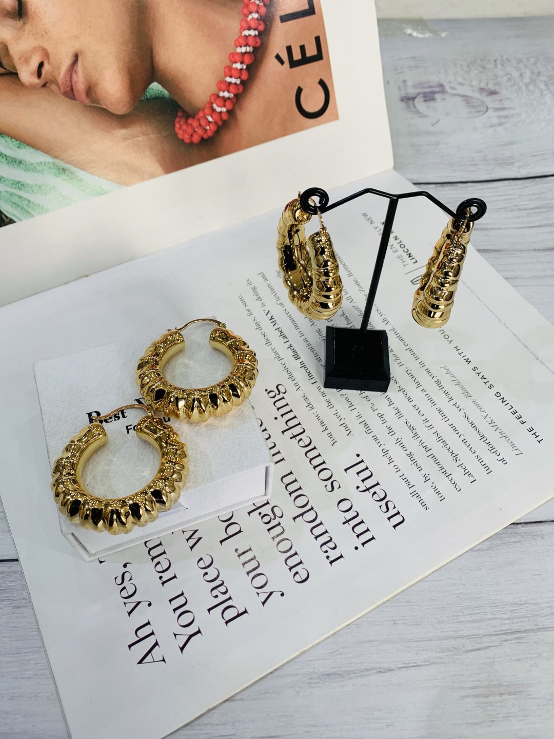 Xuping hoop earring 005 - Image 3