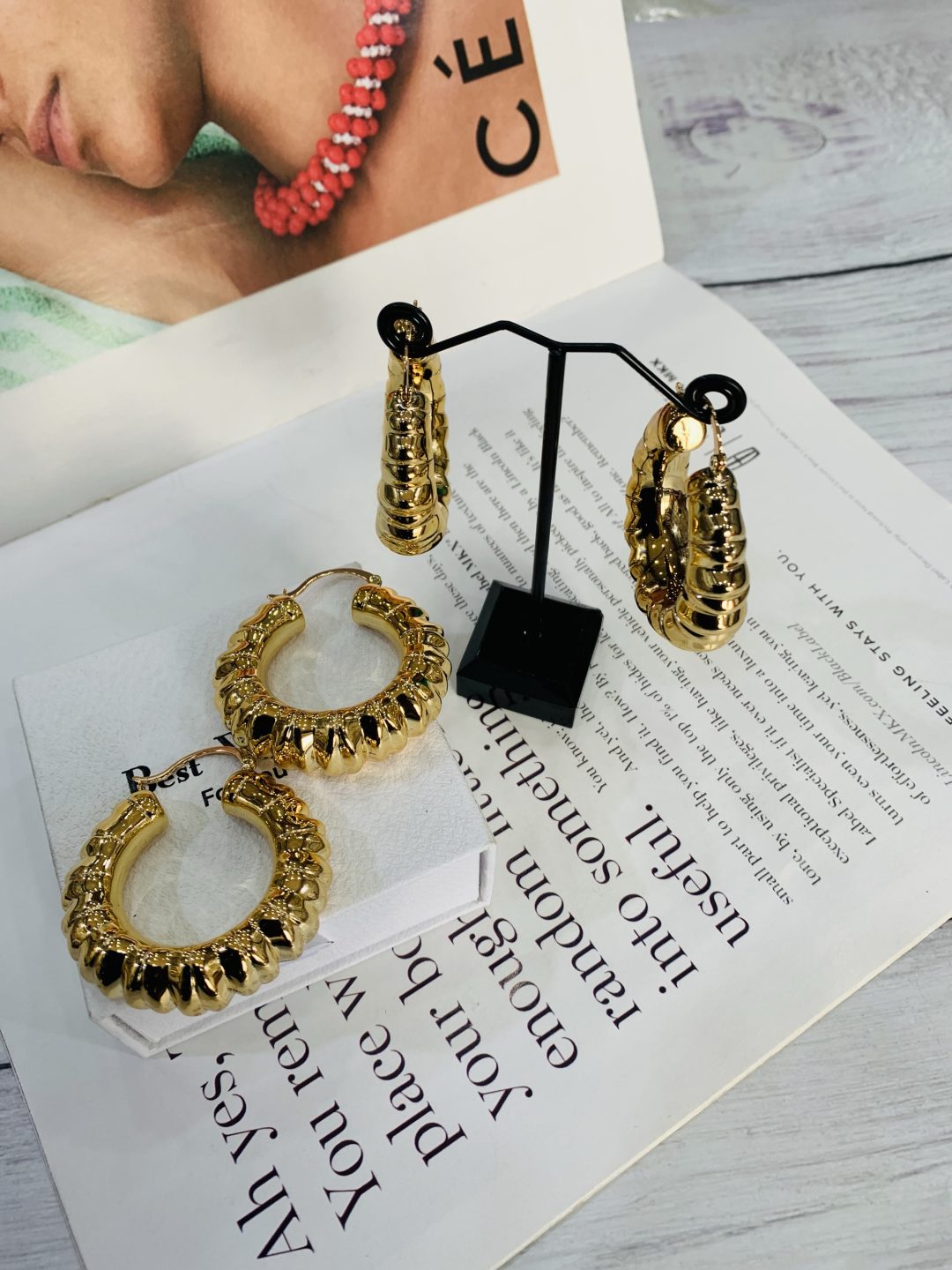 Xuping hoop earring 005 - Image 4